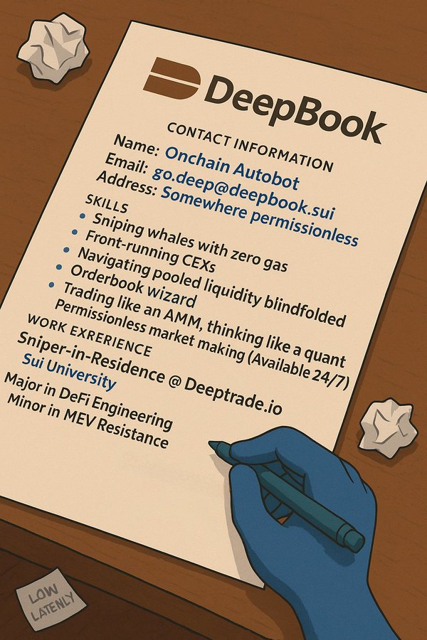 CryptoYOoO's tweet image. 𝐖𝐡𝐲 𝐄𝐱𝐞𝐜𝐮𝐭𝐢𝐨𝐧 𝐌𝐚𝐭𝐭𝐞𝐫𝐬 𝐌𝐨𝐫𝐞 𝐓𝐡𝐚𝐧 𝐔𝐈 𝐢𝐧 𝐃𝐞𝐅𝐢

1/@DeepBookonSui is making a quiet but powerful shift in DeFi:
 Focusing on execution first, not UI.
Let’s explore why this is the smart move #CryptoTrading #OnChainOrderBook