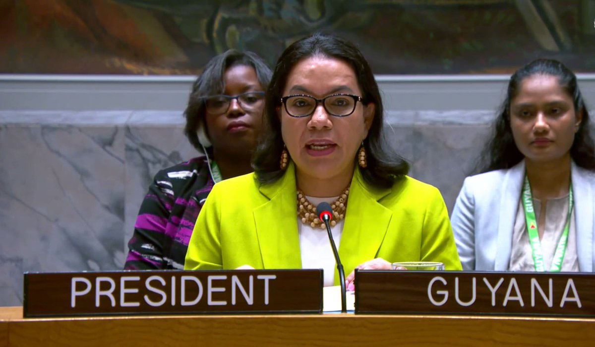 African Union Mission to the UN (@africanunionun) on Twitter photo Today, the #UNSC convened a meeting on the situation in #SouthSudan with a briefing by Ms. <a href="/pobee_martha/">Martha Ama A. Pobee</a>, Assistant Secretary-General for #Africa
Read the full A3 Plus (🇩🇿🇲🇿🇸🇱🇬🇾) Joint Statement by Amb.@CarolynRB1L :
africanunion-un.org/post/briefing-… Today, the #UNSC convened a meeting on the situation in #SouthSudan with a briefing by Ms. <a href="/pobee_martha/">Martha Ama A. Pobee</a>, Assistant Secretary-General for #Africa
Read the full A3 Plus (🇩🇿🇲🇿🇸🇱🇬🇾) Joint Statement by Amb.@CarolynRB1L :
africanunion-un.org/post/briefing-…