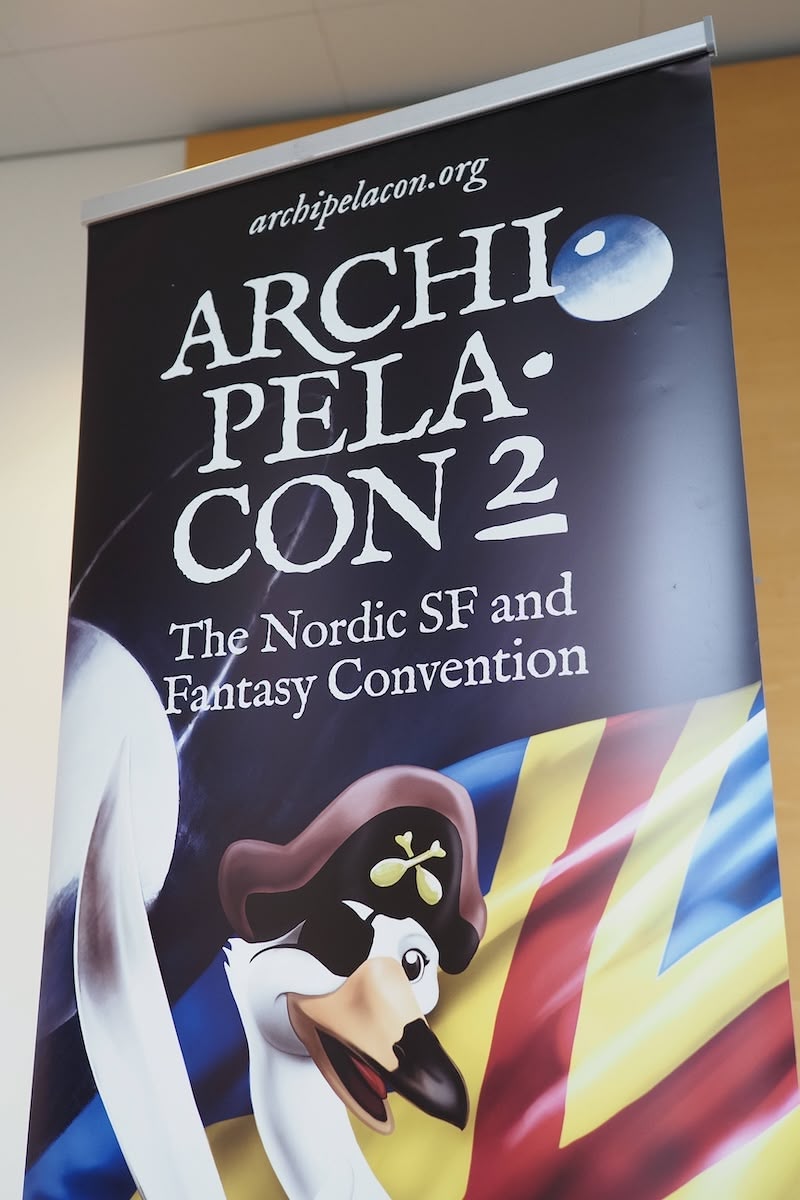 A busy day at the convention