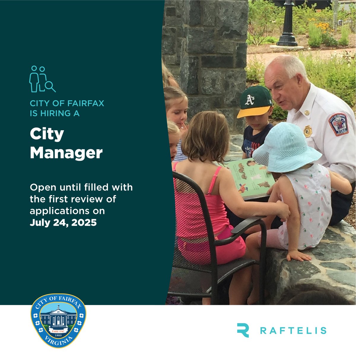 Our client is hiring! The City of Fairfax, Virginia, is seeking a strategic City Manager to develop and lead a high-performing team that works to implement City Council goals and community priorities. 

Take a closer look at this exciting opportunity here: hubs.la/Q03v0Tqs0
