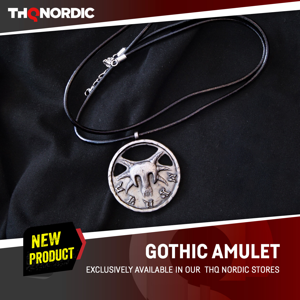 THQNordicStores's tweet image. Wearing this around your neck will not make you more attractive, nor will it fend off bad juju and unwanted spirits, or make you call your mother more often, but it looks absolutely stunning around your neck.
#gothic #thqnordic #thqnordicstores #amulet #sleepermask