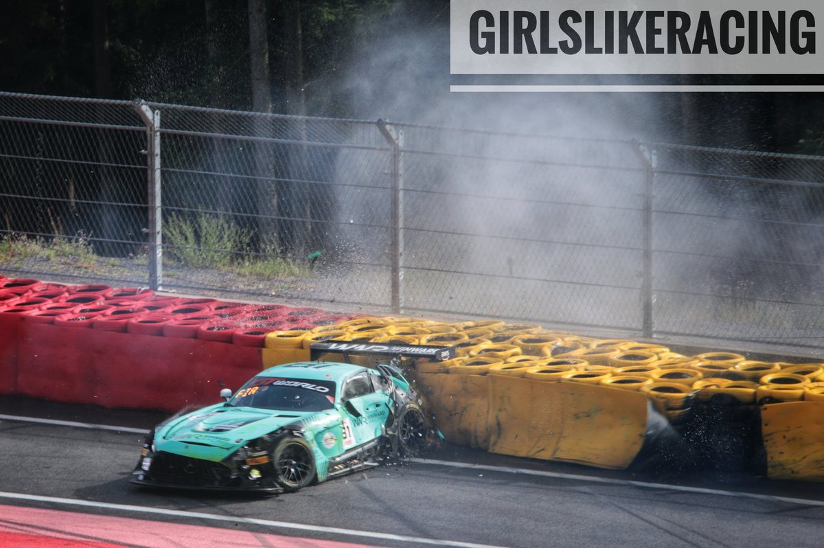 GirlsLikeRacing's tweet image. I was in the right spot yesterday...
(Driver was okay btw)

#Spa24h #24hSpa #IntGTC #GTWorldChEu