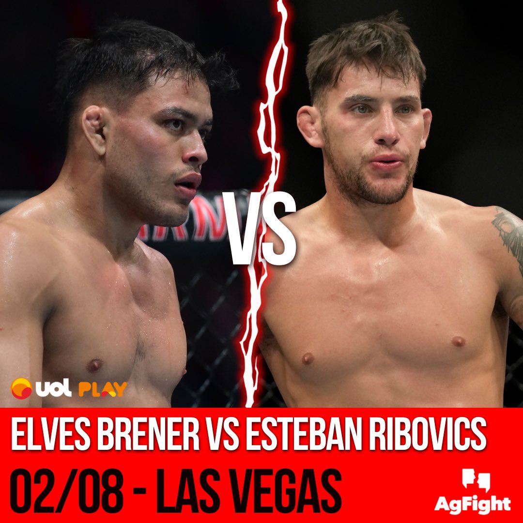 AgFight's tweet photo. BREAKING! UFC encaminha Elves vs Esteban para o dia 2 de agosto. Ambos atletas aceitaram o desafio e aguardam a assinatura do contrato! https://t.co/Oijy9xQoUy