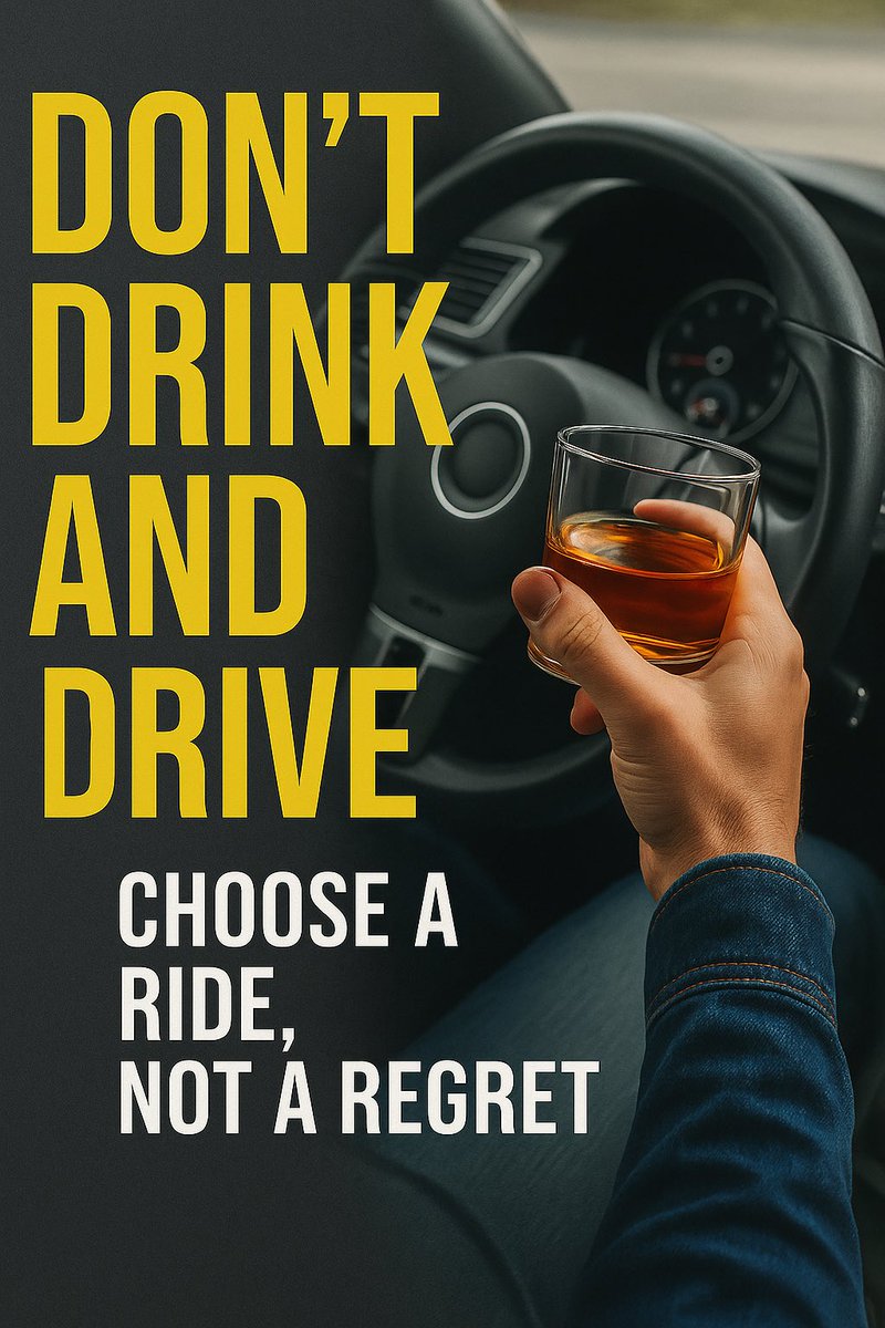 Before you grab those keys after a few drinks, ask yourself—worth it?

🚔 DUI patrols are out.
🚫 Jail isn’t part of your weekend plans.
💔 One wrong choice can change everything.

Drive sober. Or don’t drive at all.

— Palm Beach County Sheriff’s Office