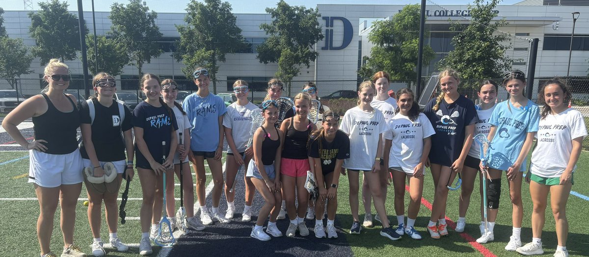 DePaulPrepwlax's tweet image. Our DePaul Prep HS Lacrosse Camp just finished up. Great job focusing on stick work, transitions, and team defense. 🥍🐏🥍🐏