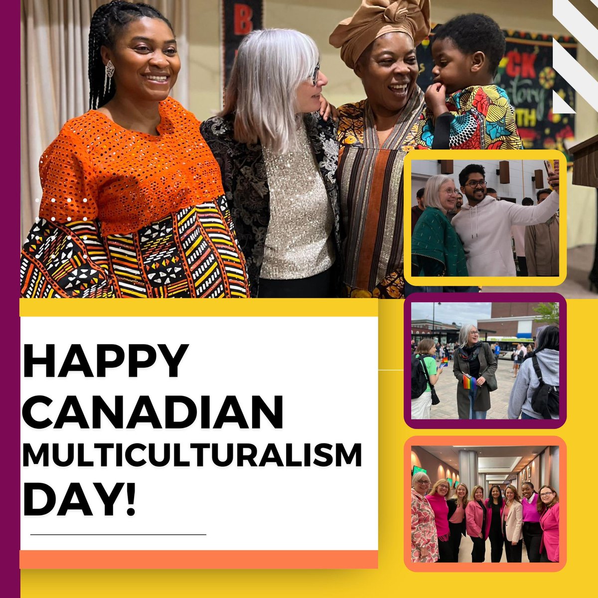 Canada is a beautiful country to call home. Our stories, traditions, and languages are unique in shaping who we are. 

Multiculturalism is part of what makes Canada strong. Happy Canadian Multiculturalism day!