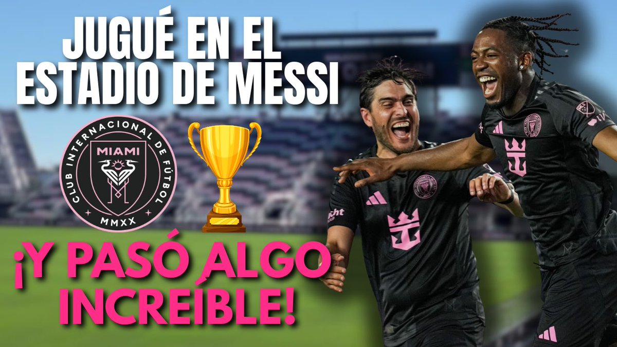 RodolfoLanderos's tweet image. Jugué en el estadio de Messi con otros periodistas y ganamos la final.
Pero lo loco fue el regalo que nos dieron después del partido 😱
Mira el video aquí: youtu.be/h5EjNtKD6WI?si…