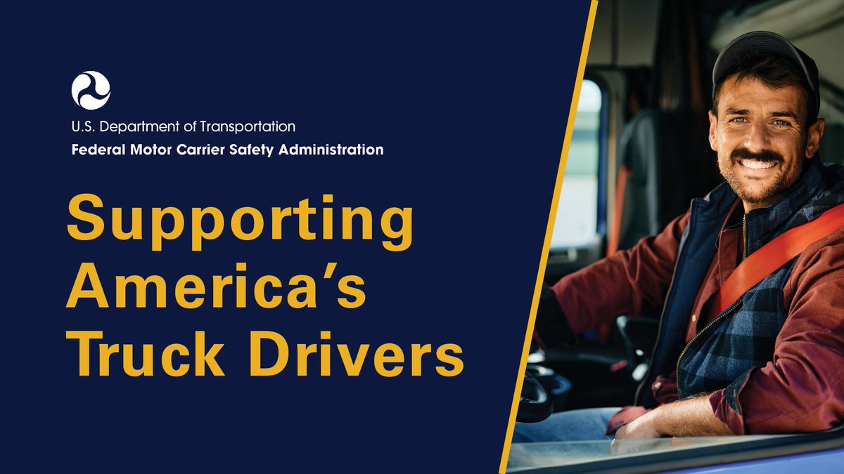 FMCSA's tweet image. BREAKING NEWS: USDOT delivers a major win for truckers. Sec. Duffy just announced:
✅ $275M for truck parking
✅ Speed limiter rule withdrawn
✅ Modernized driver tools
✅ Less red tape
✅ Crackdown on double brokering
This is real action.
Read more: transportation.gov/briefing-room/……