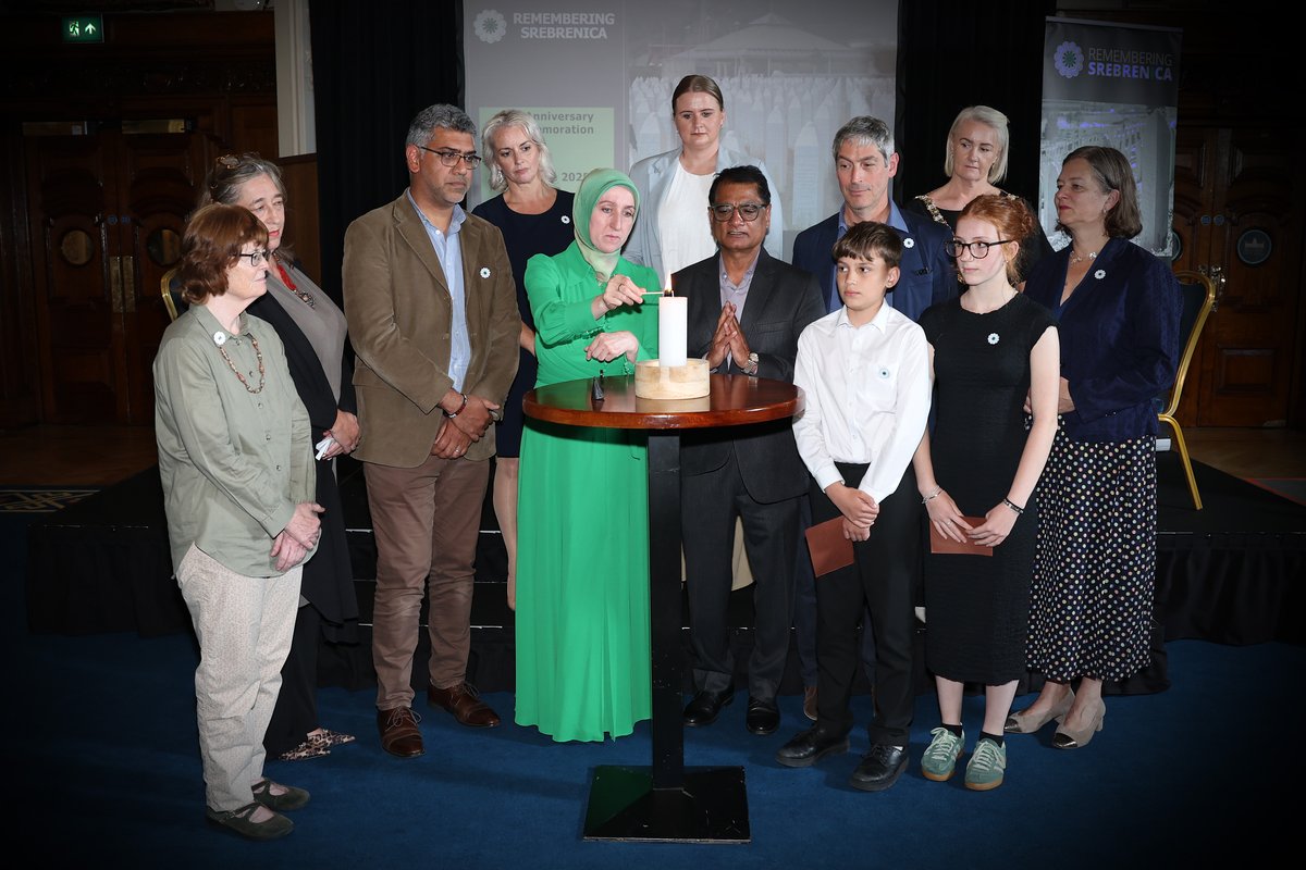 Peter Osborne (@osbornetweets) on Twitter photo We had an amazing NI commemoration of the Srebrenica genocide at Belfast City Hall, with powerful anti-prejudice messages from Lord Mayor, Ministers, interfaith and civic leaders.  We can be proud of Belfast when it joins together. We had an amazing NI commemoration of the Srebrenica genocide at Belfast City Hall, with powerful anti-prejudice messages from Lord Mayor, Ministers, interfaith and civic leaders.  We can be proud of Belfast when it joins together.