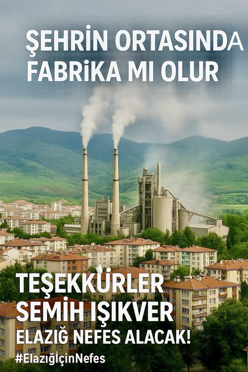 #ElazığZehirSoluyor