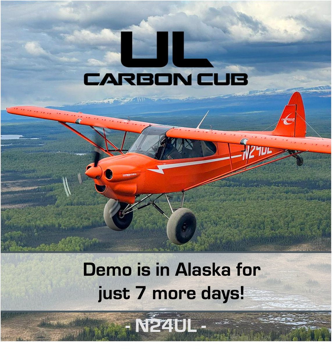 CubCrafters (@cubcrafters) on Twitter photo Our <a href="/cubcrafters/">CubCrafters</a> Carbon Cub UL demo aircraft (N24UL) is in Alaska for only 7 more days, until July 5th. If you’re interested in learning more about why this aircraft is generating so much excitement in the backcountry community, contact Keenan Zerkel at Alaska Aircraft Sales in Our <a href="/cubcrafters/">CubCrafters</a> Carbon Cub UL demo aircraft (N24UL) is in Alaska for only 7 more days, until July 5th. If you’re interested in learning more about why this aircraft is generating so much excitement in the backcountry community, contact Keenan Zerkel at Alaska Aircraft Sales in