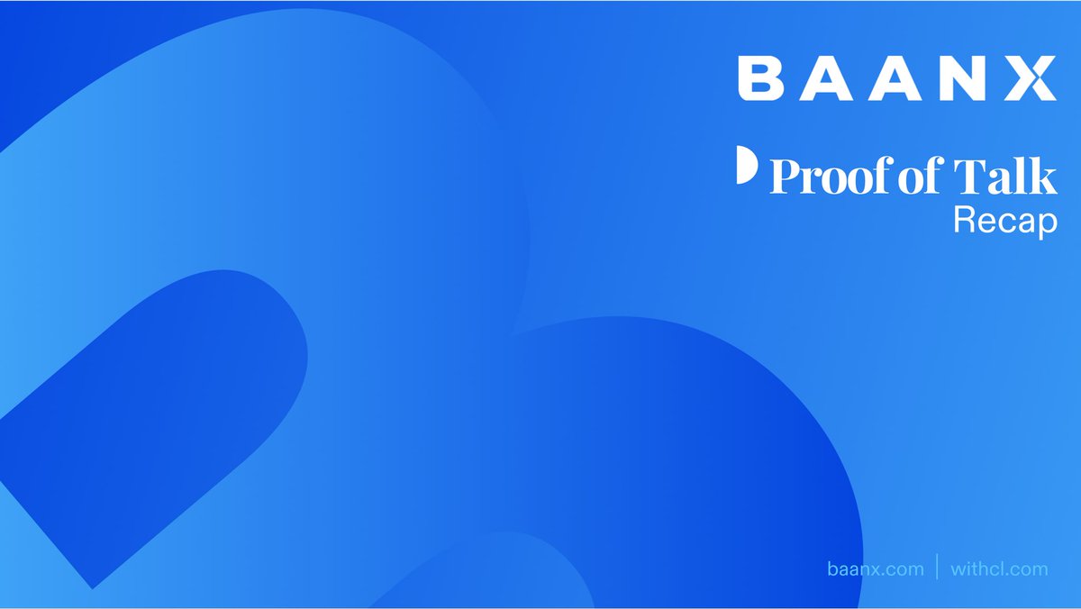 Baanx Group (@baanxgroup) on Twitter photo 🎥 Full Panel Video Now Available!
Relive the discussion from <a href="/proofoftalk/">Proof of Talk</a> 2025 as Simon Jones (<a href="/simonJones265/">Simon Jones</a>) dives into “Crypto x Lifestyle: Seamless Payments for the Real World.”
Discover how crypto is moving beyond speculation and becoming a seamless part of everyday 🎥 Full Panel Video Now Available!
Relive the discussion from <a href="/proofoftalk/">Proof of Talk</a> 2025 as Simon Jones (<a href="/simonJones265/">Simon Jones</a>) dives into “Crypto x Lifestyle: Seamless Payments for the Real World.”
Discover how crypto is moving beyond speculation and becoming a seamless part of everyday