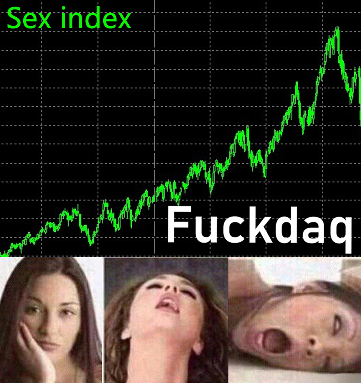 Population is crashing, but passion is rising. $FUCKDAQ is the only chart that reflects both.