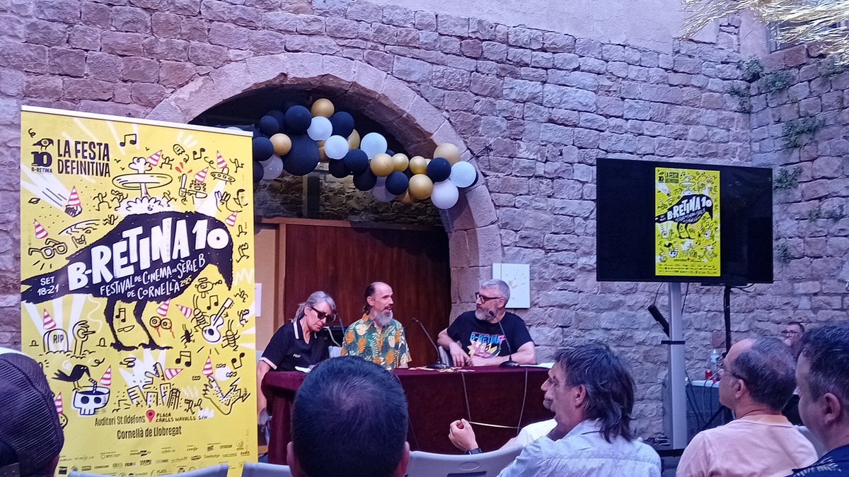 En la presentación del <a href="/BRetinaFestival/">Festival B-Retina</a> festival de serie B de Cornellá.

Décimo aniversarió que celebrarán del 18 al 21 de septiembre.

La mejor manera de superar la bajona post-vacacional. Contando los días para que llegue.