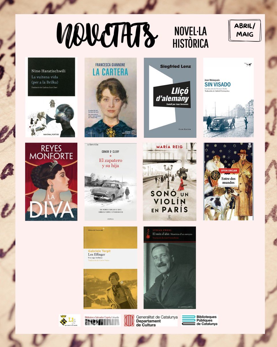 bplinyola's tweet image. ✴️ Aquest estiu deixa’t sorprendre per les #novetatsliteràries que han arribat a la biblioteca gràcies al suport de @bibliotequescat @cultura_cat
▪️Aquestes i moltes més t’hi esperen.
▪️Vine, tria i gaudeix llegint!
#EstiuAmbLlibres