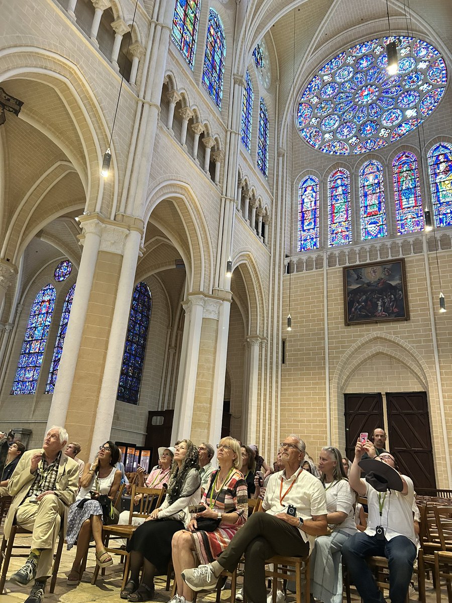 StJosephShrineD's tweet image. Update from our parish pilgrims on this glorious feast of the Most Sacred Heart of Jesus: Praying for all your intentions, dear friends, in Rouen where Joan of Arc received the crown of martyrdom. Visit to the stunning jewel of Chartres.