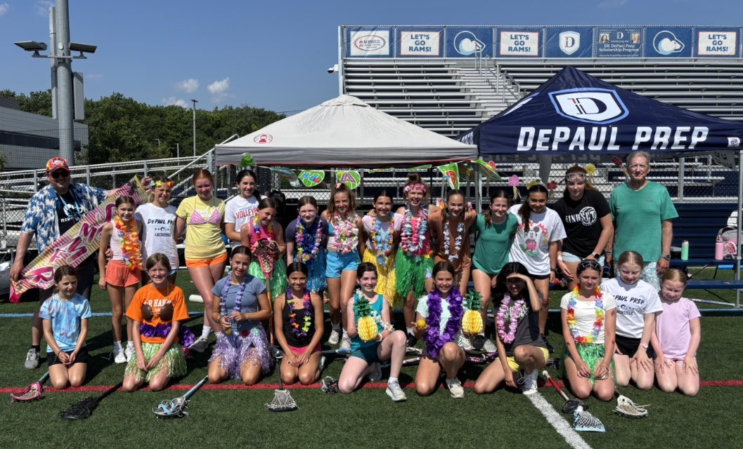 DePaulPrepwlax's tweet image. It was Tropical Thursday at our middle school lacrosse camp. Lots of fun energy with these young ladies. 🥍🐏🥍🐏