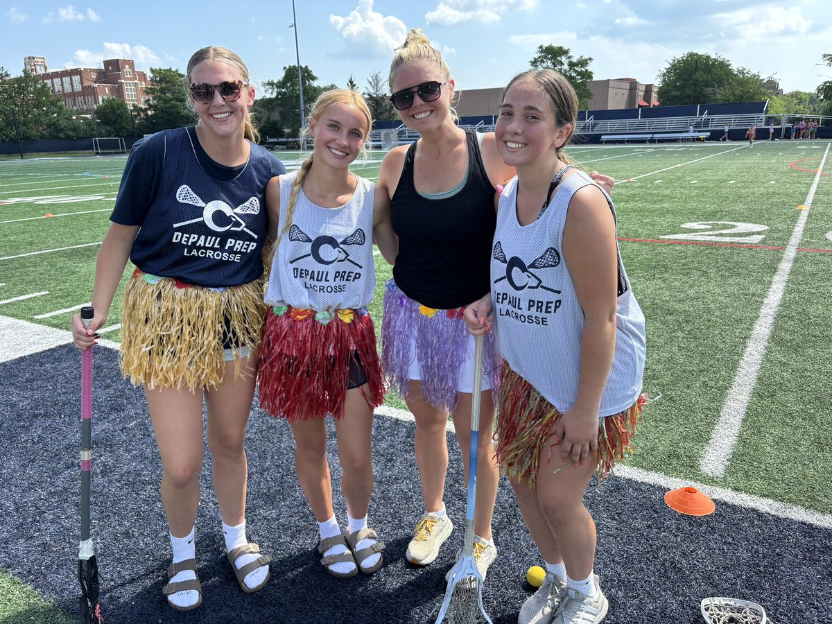 DePaulPrepwlax's tweet image. It was Tropical Thursday at our middle school lacrosse camp. Lots of fun energy with these young ladies. 🥍🐏🥍🐏