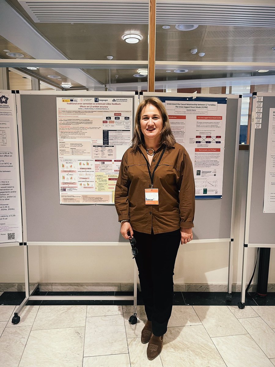 Our PI <a href="/CerezoLourdes/">Lourdes Cerezo</a> presented her poster today on screencast video feedback!