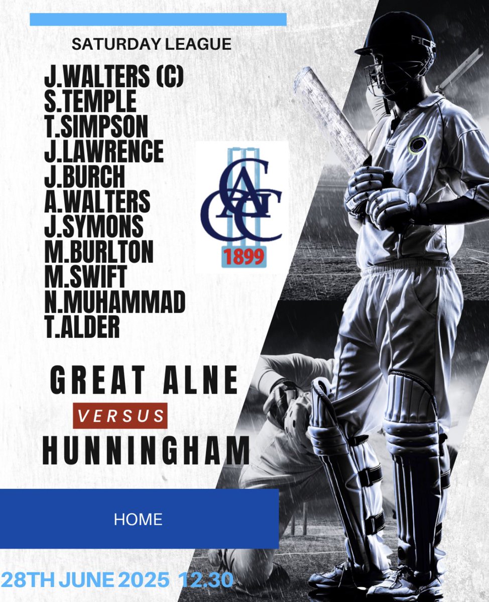 Saturday’s league side!