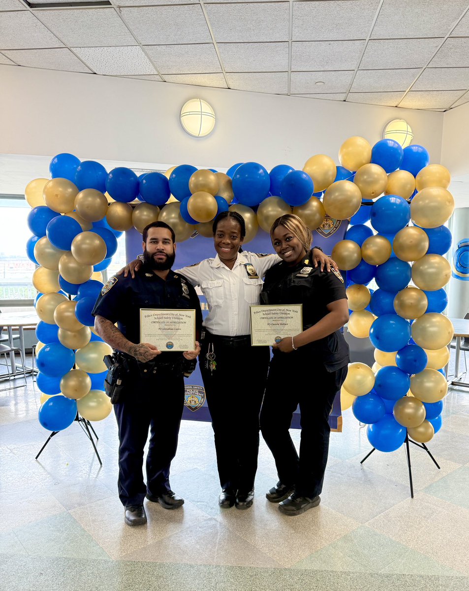 It’s the end of another school year📚✏️📓! Our Youth Coordination Officers were recognized for their outstanding work and collaboration with School Safety throughout the year. We wish all the students &amp; teachers a safe &amp; fun summer! ☀️😎