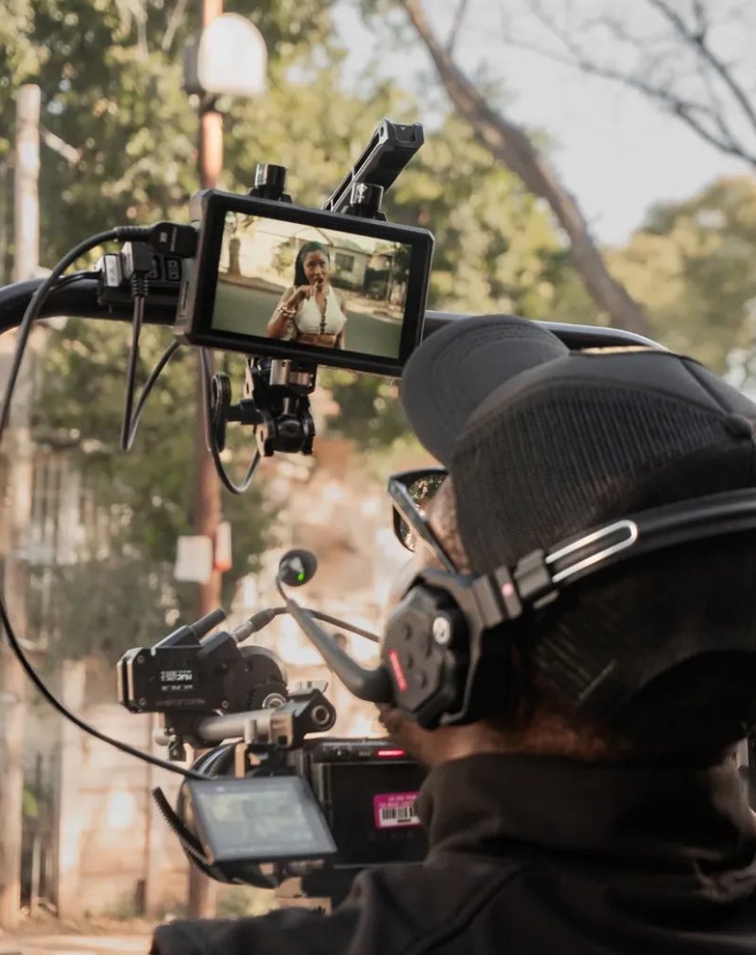 uncle waffles zenzele bts shot by filmwithbob