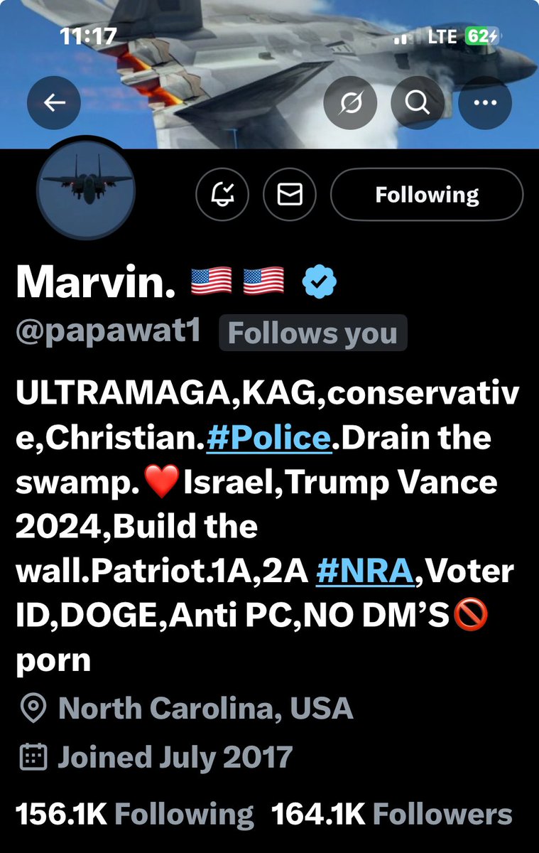 Dept. Of Whatever (@whatever4119090) on Twitter photo If you want to follow a veteran and retired law enforcement officer with red, white and blue flowing through his veins then follow Marvin <a href="/papawat1/">Marvin. 🇺🇸🇺🇸</a> . He is also one of the greatest promoters of small accounts on X. Great Patriot and a humble and kind man. If you want to follow a veteran and retired law enforcement officer with red, white and blue flowing through his veins then follow Marvin <a href="/papawat1/">Marvin. 🇺🇸🇺🇸</a> . He is also one of the greatest promoters of small accounts on X. Great Patriot and a humble and kind man.