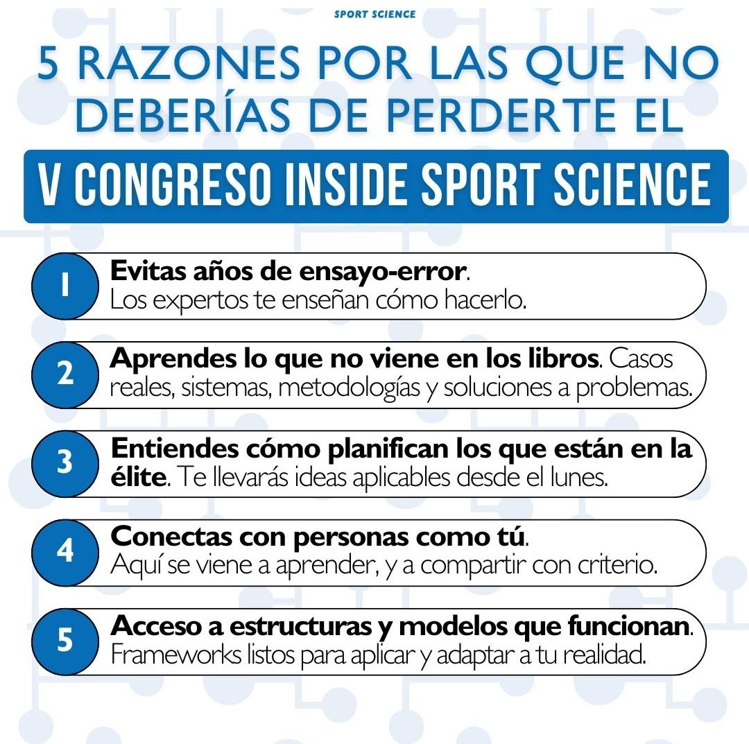 Alex De La Vega (@alexdelavegapf) on Twitter photo Congreso sobre planificación depotiva.
Link: insidesportscience.com/landing-congre…
Domingo sube de precio Congreso sobre planificación depotiva.
Link: insidesportscience.com/landing-congre…
Domingo sube de precio