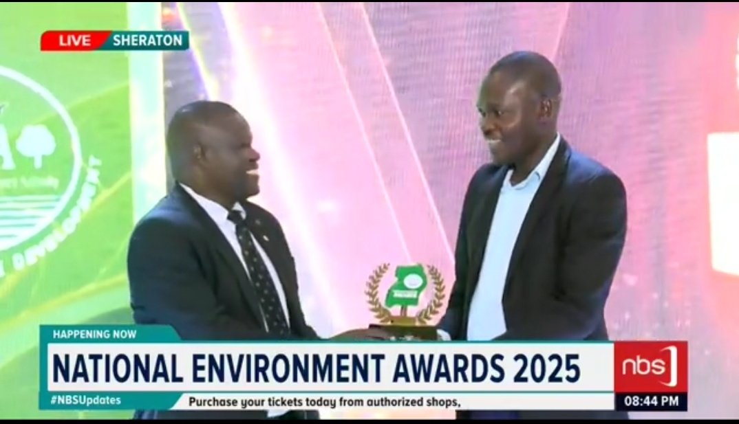 The award for development partners has been awarded to Uganda Biodiversity First Bank.

<a href="/nemaug/">National Environment Management Authority (NEMA)</a>

#NESAwards2025 #NBSUpdates