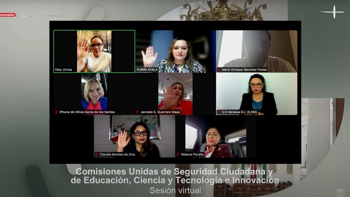 En sesión de Comisiones Unidas, aprobamos un dictamen para armonizar y actualizar la Ley Que Regula el Uso de Tecnología para la Seguridad Pública local.