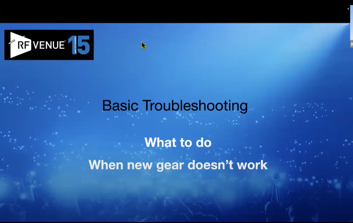 RFvenue's tweet image. Wireless audio issues? 
Get Don Boomer expertise for fixing dropouts, noise &amp;amp; more.

Watch the on-demand webinar now
📺 Watch now and level up your wireless game:
🔗hubs.li/Q03v3qLX0

#WirelessAudio #RFVenue #WebinarReplay