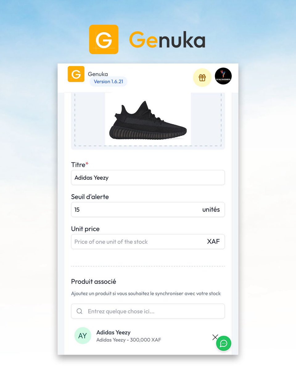 useGenuka's tweet photo. Fini les papiers égarés et les tableaux illisibles. 
Avec Genuka, suivez vos stocks, recevez des alertes en temps réel et prenez de meilleures décisions le tout en seulement 3 clics.

Prenez enfin le contrôle de votre inventaire, sans stress ni complexité.

👉 Essayez Genuka dès aujourd’hui et facilitez-vous la gestion.

#EntrepreneurAfricain #StockFacile #GenukaDigital