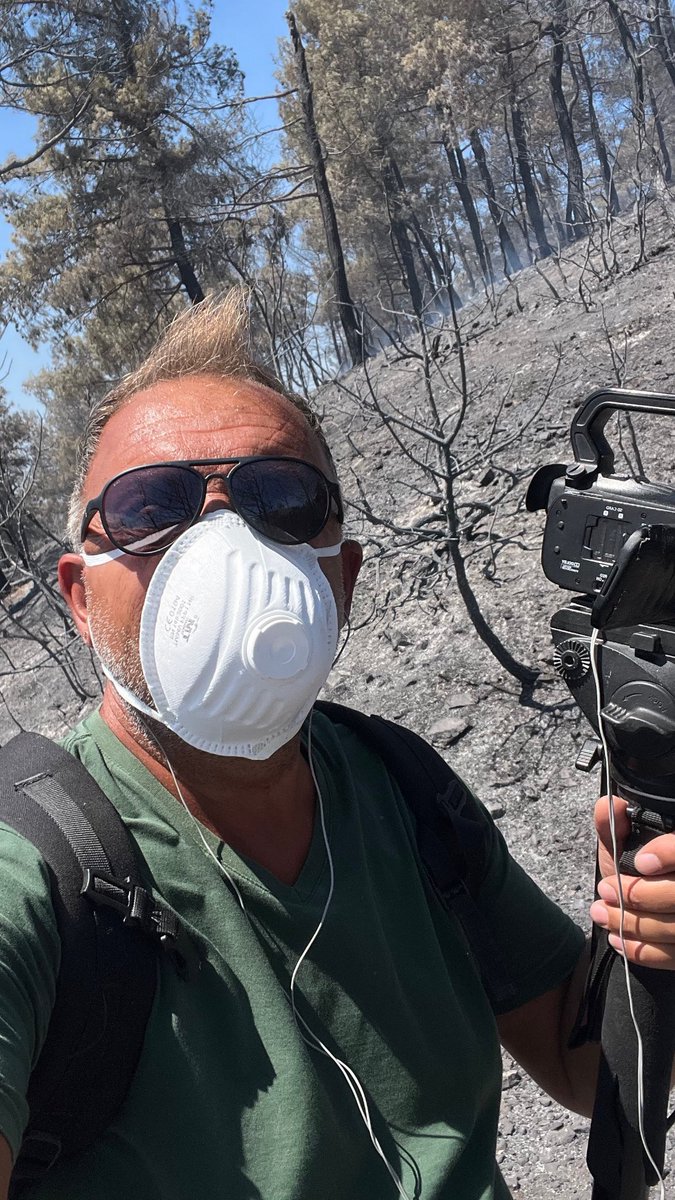 Yangın geceyi kızıla boyadı 🔥 #yangın