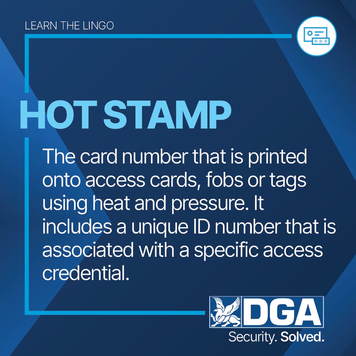 Our latest edition of Learn the Lingo is about Hot Stamps! See definition below and read more at the link! hubs.li/Q03svZvc0 #dgalearnthelingo