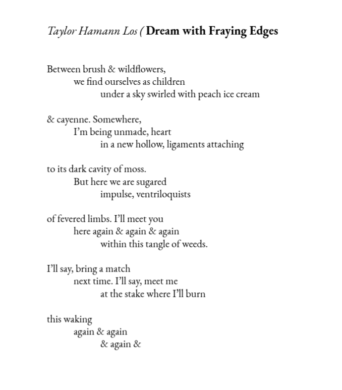 taylorhamannlos's tweet image. A dreamy poem for the last Friday of June. Originally published by 'the engine(idling' 🌼