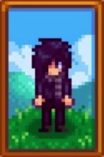 Thnks4ThV3n0m's tweet photo. i feel like in some way sebastian from stardew valley HAS to be based on gerard way right... like both smoke, play games like dnd, live in a basement, are members of a band... and also this... like i feel like i'm onto something here but idk https://t.co/VtY0IxiDrV