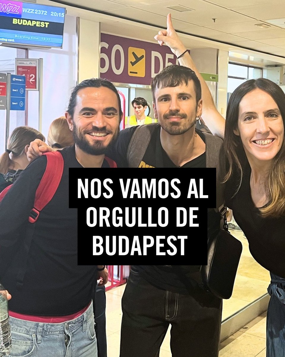 Si Hungría quiere silenciar el Orgullo.... ¡En Amnistía Internacional nos vamos para allá a defenderlo! 🌈✊Mañana caminaremos junto a la gente diversa y valiente que saldrá a las calles a pesar de la prohibición. Presta atención a nuestras redes porque te iremos contando todo en