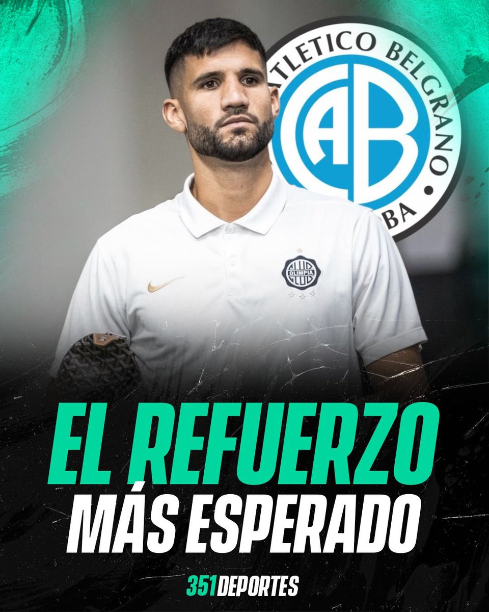 351 Deportes (@351deportes) on Twitter photo ⚔️ HABEMUS CENTRAL
🏴☠️ Lisandro López es nuevo refuerzo de #Belgrano.
🇦🇷 El defensor central firmó su rescisión de contrato en #Olimpia.
✍🏻 El jugador de 35 años llega libre al Pirata y firmará contrato hasta diciembre de 2026.
ℹ️ <a href="/GerGarciaGrova/">Germán García Grova</a> ⚔️ HABEMUS CENTRAL
🏴☠️ Lisandro López es nuevo refuerzo de #Belgrano.
🇦🇷 El defensor central firmó su rescisión de contrato en #Olimpia.
✍🏻 El jugador de 35 años llega libre al Pirata y firmará contrato hasta diciembre de 2026.
ℹ️ <a href="/GerGarciaGrova/">Germán García Grova</a>