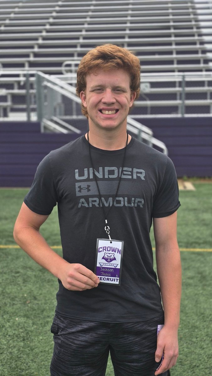 JackJ2008's tweet photo. Thank you @CrownCollegeFB for the amazing junior day! It was great to learn about Crown College and the program. #BeDangerous #EAT

@_Coach_Franz @EShourds5 @CoachLButler @DerrickTaylor_4 @Eubie_12 @Coach_JYates @AnokaFootball https://t.co/YhJVN4aXdP