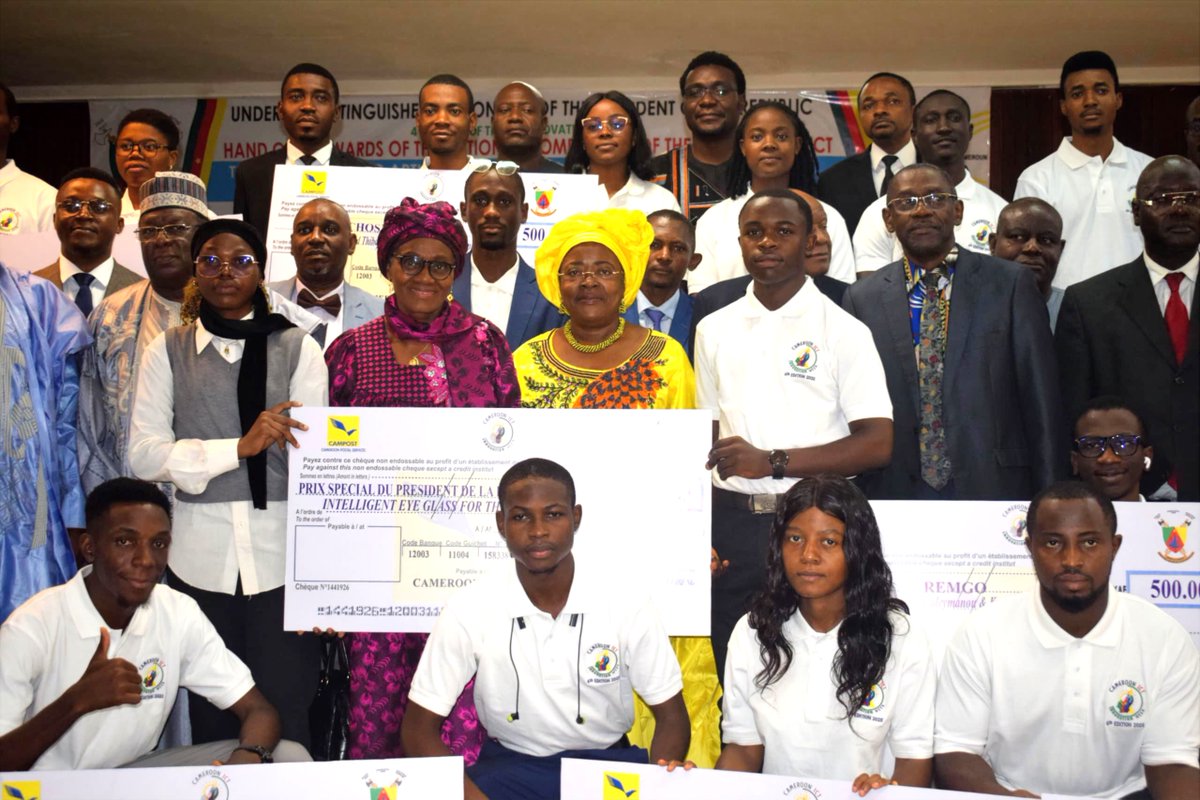 LibomMinette's tweet image. Over 427 innovative projects. 16 finalists. 3 grand winners. #ICTInnovationWeek2025 showcased Cameroon’s digital brilliance, under the High Patronage of H.E. @PR_Paul_BIYA 
Innovation is not just a word—it’s a national ambition. 🇨🇲🚀
#DigitalCameroon #MINPOSTEL