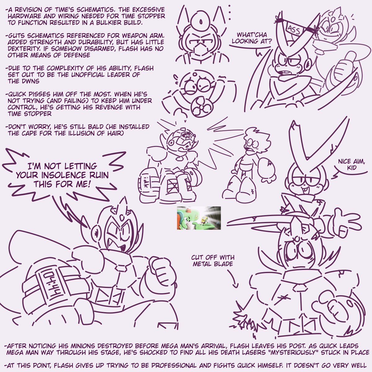 ThatNerdyRobo's tweet image. I'm gonna real with you, the reason I never ended up finishing the original height chart was because I could not figure out how to draw this dude. Hope he turned out okay