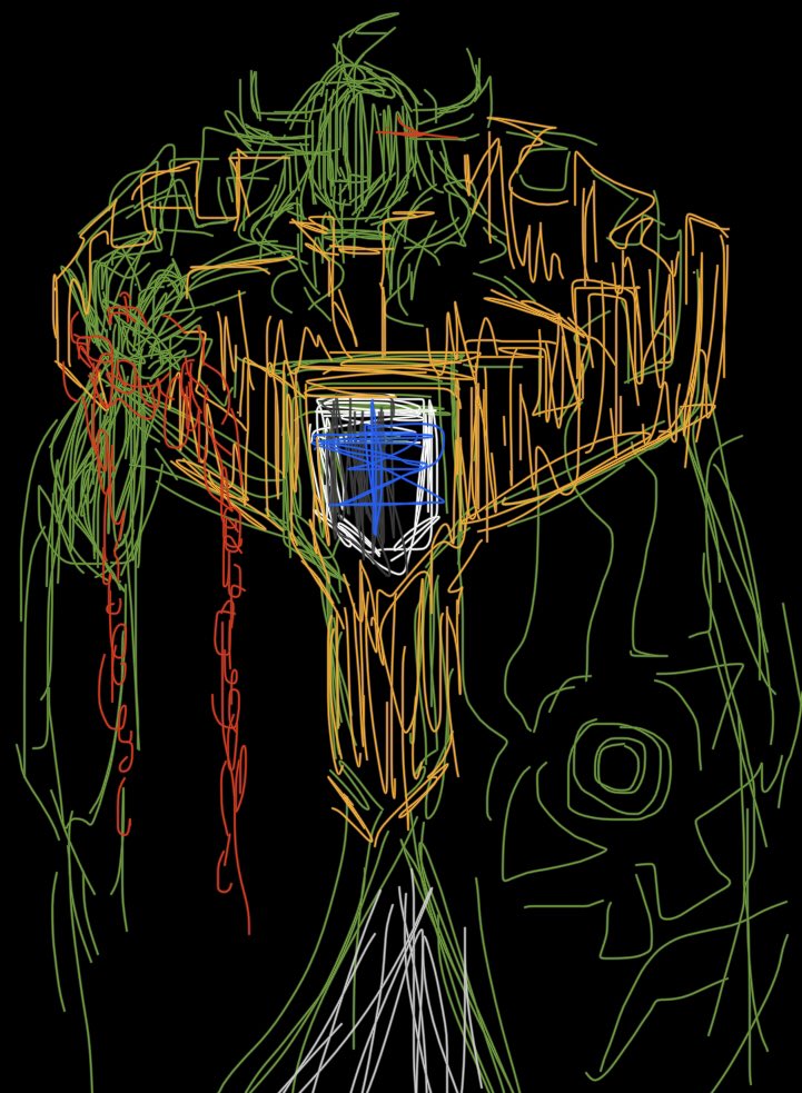 I had an idea for something to draw but I was out at dinner so I had to doodle it in notes app. Anyway ghetsis whatcha got there