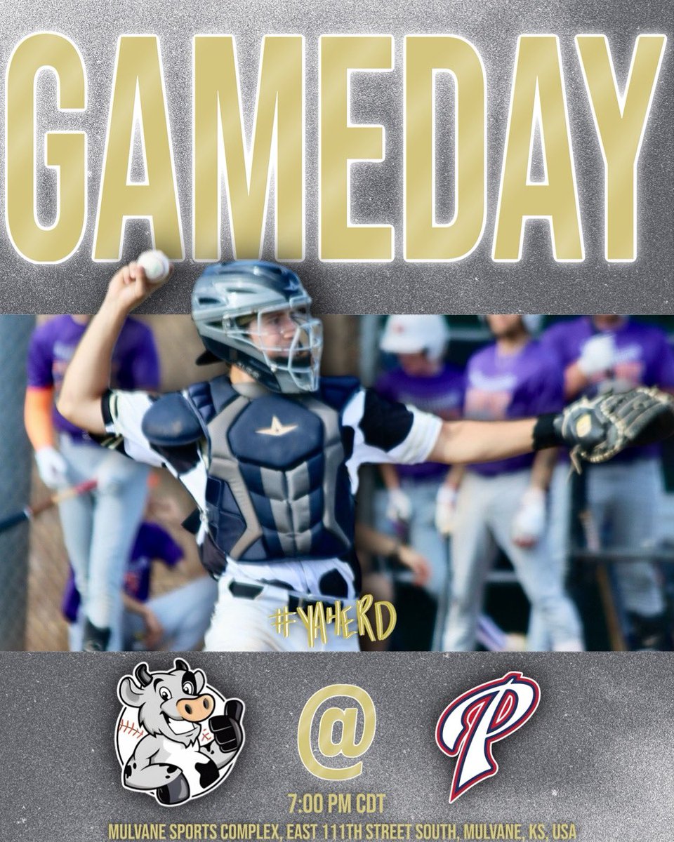 GAMEDAY! V.S the Patriots 

📍 Mulvane Sports Complex, East 111th Street South, Mulvane, KS, USA

⏰ 7:00 PM CDT

#YaHerd