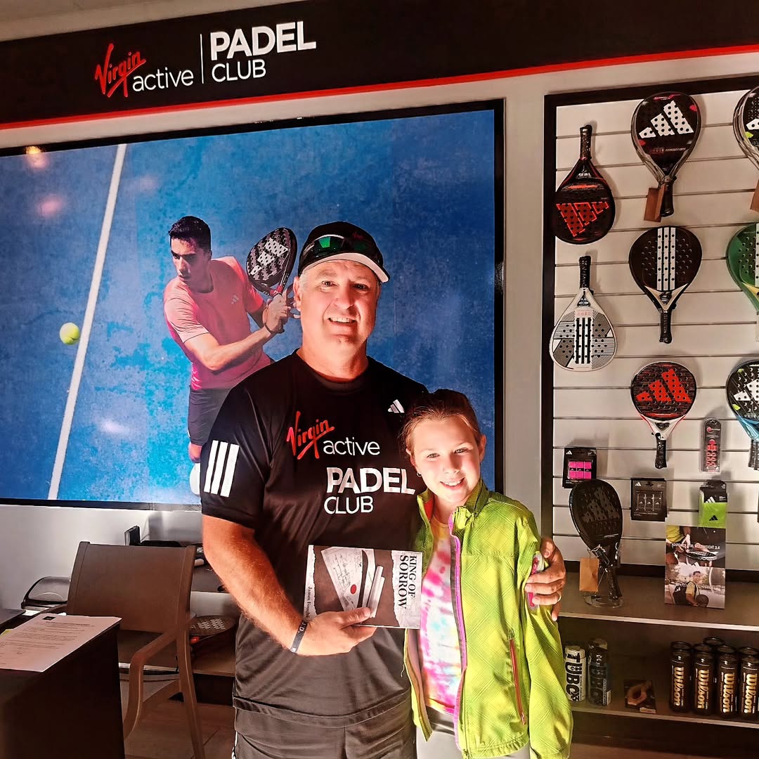 My daughter qualified for a gymnastics gathering in Saldanha.

To aid with costs, she created a raffle with my 2nd novel as the prize. The lucky winner was Godeon Barnard at Virgin Active Padel in George.

Hope you enjoy the book, Gideon.

#gymnastics #saldanha #saldanhabay