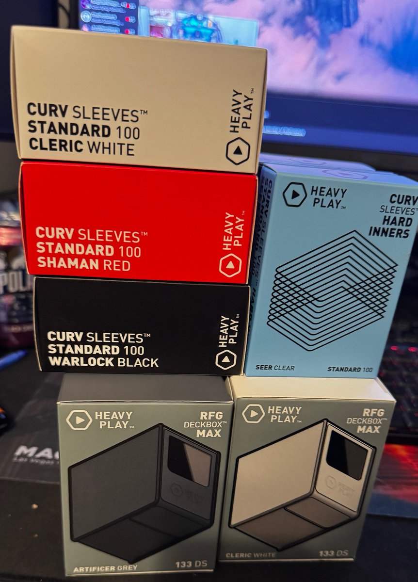 theChaosMerchant (@chaosmerchanttv) on Twitter photo When @the_Poolshark says a Magic product is good, you listen.
Gonna be sleeving my Celes Deck with some <a href="/HeavyPlayLLC/">HEAVY PLAY</a> stuff.
#TeamPoolshark When @the_Poolshark says a Magic product is good, you listen.
Gonna be sleeving my Celes Deck with some <a href="/HeavyPlayLLC/">HEAVY PLAY</a> stuff.
#TeamPoolshark