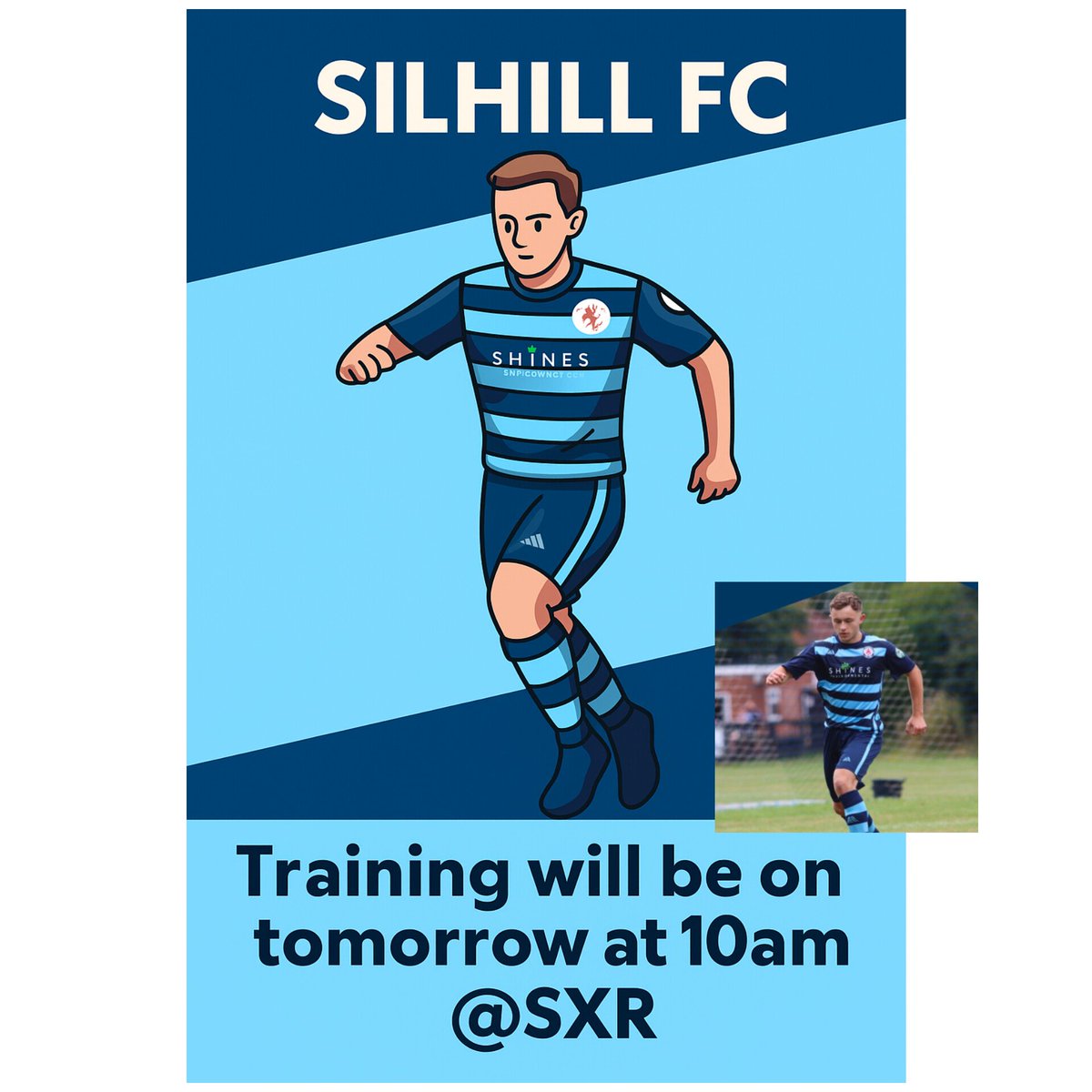 Silhill FC ‘A’ (@silhillf) on Twitter photo Looking forward to working with the boys again tomorrow. They have been immense so far 🫡 #hardworkpaysoff <a href="/Blake4479/">Leon Blake</a> Looking forward to working with the boys again tomorrow. They have been immense so far 🫡 #hardworkpaysoff <a href="/Blake4479/">Leon Blake</a>