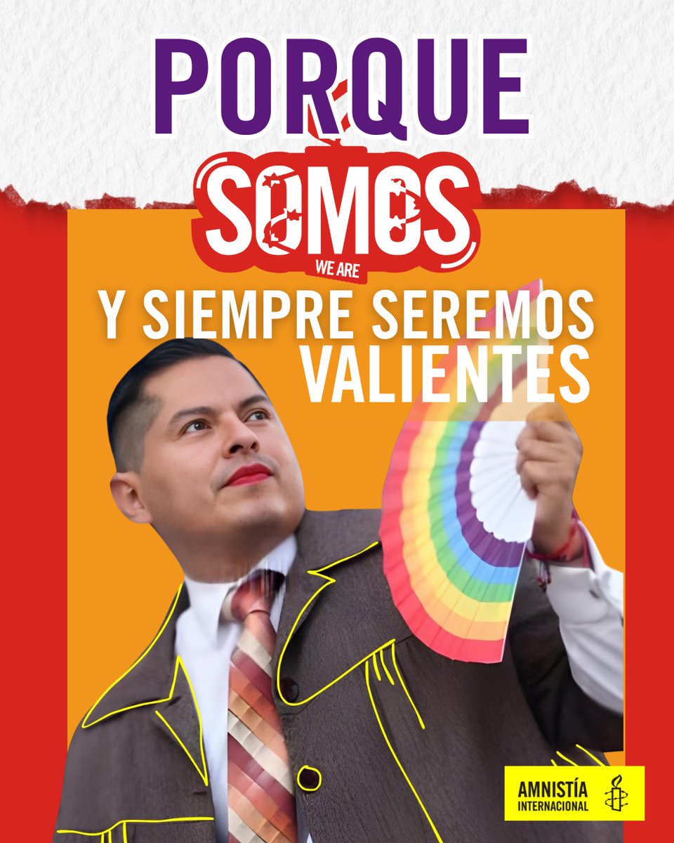 🌈 #Somos y siempre seremos valientes. 🔥 Porque ser visibles es un grito de dignidad y no nos da miedo ser quienes somos.