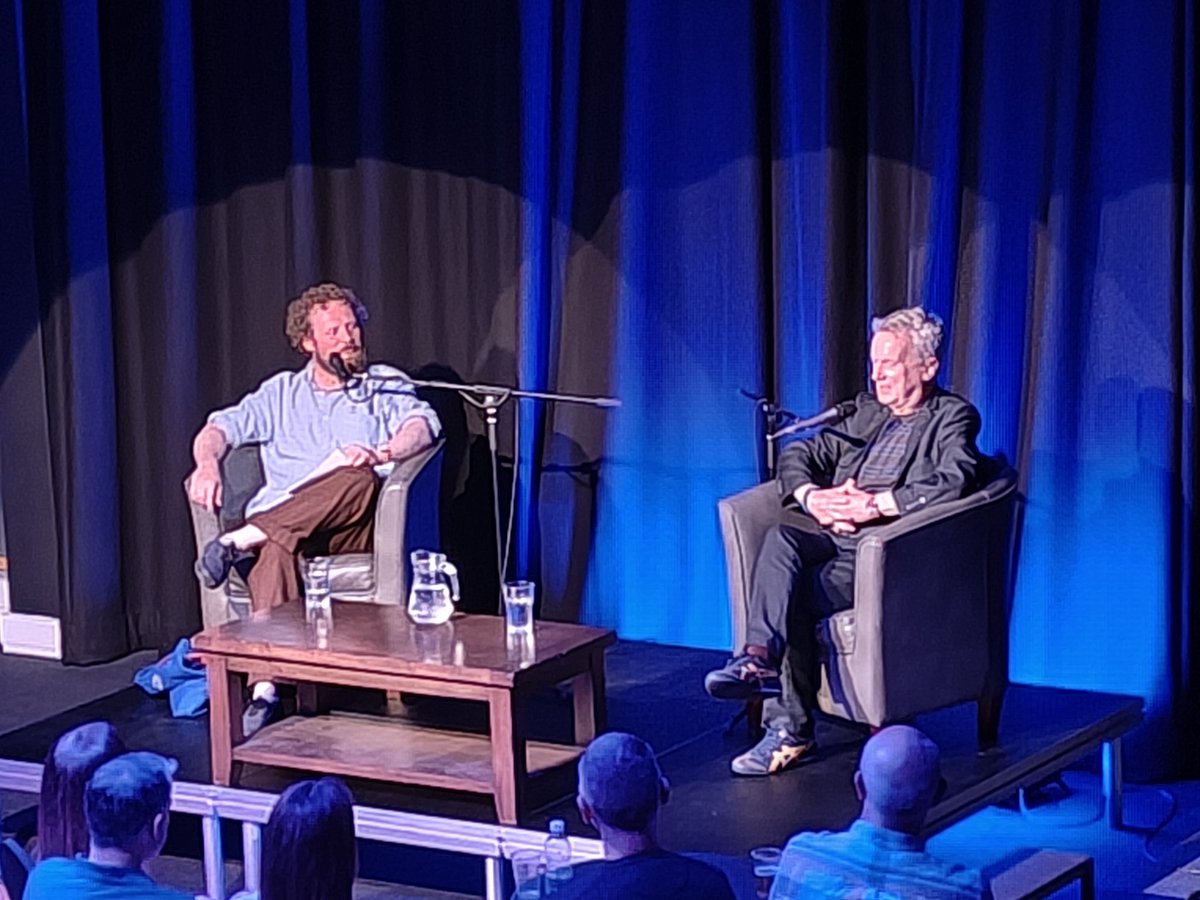 Our evening of conversation with Scott McKendry and Frank Skinner tonight #homeplace #frankskinner