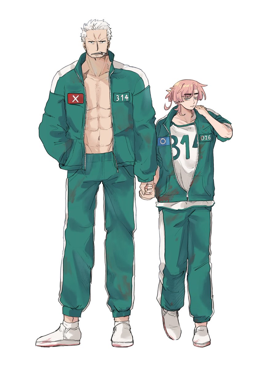 jojoharumii's tweet image. #SquidGame3 #SquidGame #ONEPIECEカードゲーム 
Oc x canon