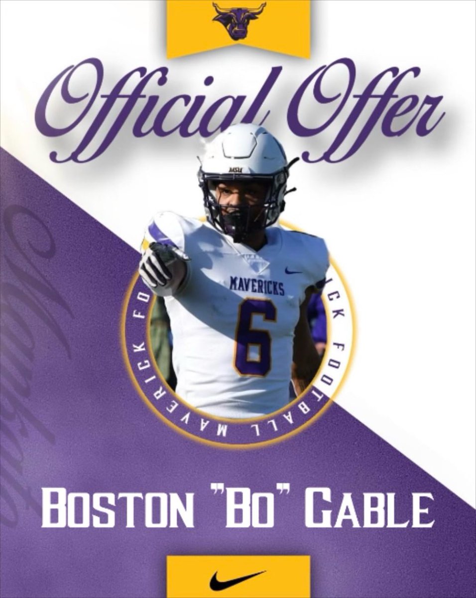 Bo Gable (@bogable14) on Twitter photo After a great call with <a href="/CoachCollicott/">Mitch Collicott</a> I am excited to announce I have received an offer from <a href="/MinnStFootball/">Minnesota State Football</a> After a great call with <a href="/CoachCollicott/">Mitch Collicott</a> I am excited to announce I have received an offer from <a href="/MinnStFootball/">Minnesota State Football</a>